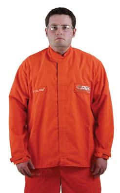 Protection Jackets OEL s ARC Flash Protection Jackets 8 cal/cm2 to 65 cal/cm2 ATPV ratings Made from ARC flash resistant FR Shield material, sewn with Nomex thread.