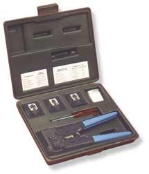 Pro-Installer s Modular Plug Hand Tool Kits and Accessories Each kit includes hand tool, carrying case (321666-9) and listed die sets 4-, 6- and 8-Position Line Kit 1-231666-0 4-Position Handset, and