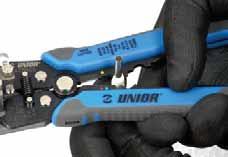 stability and safer transmission of force. high durability Multi-toothed jaw prevents slipping and enables a better grip of cables, wires etc. utomatic self-adjustment to requested wire size.