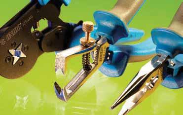 ensures high compression pressure with for insulated terminals (0,-6mm²), for cutting cables and wires 26/3B Crimp - grip pliers