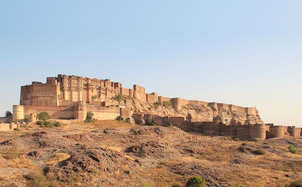 Visit magnificent Mehrangarh, one of Rajasthan's finest forts, looks down protectively over the city, from the hilltop.