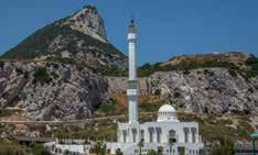 It was paid for by the late King Fahad Abdul Aziz of Saudi Arabia and caters for the Muslim population of Gibraltar, most of whom originate from Morocco.