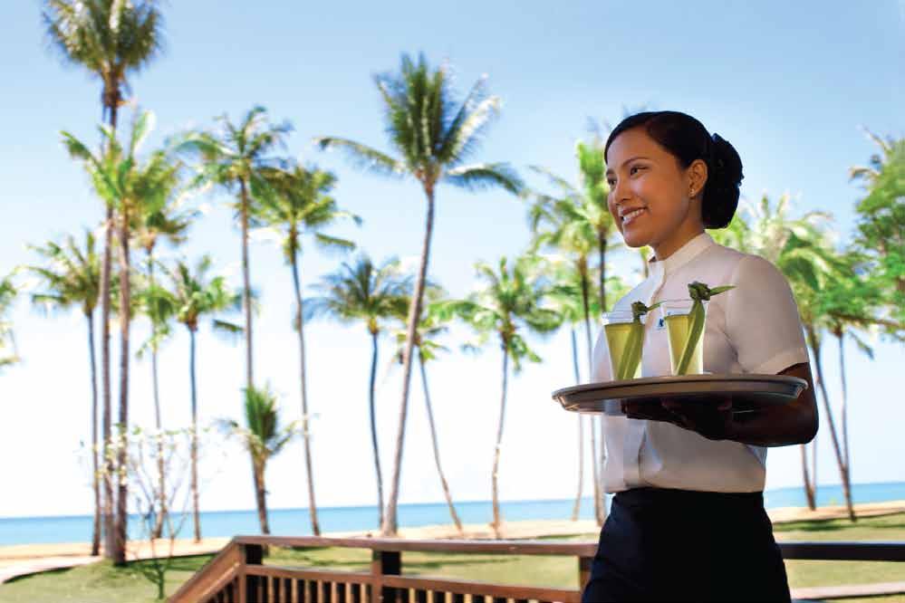FABULOUS FLAIR JW Marriott Khao Lak Resort & Spa offers guests a choice of fine and casual dining outlets with cuisine that includes Thai and regional delicacies, Japanese, Mediterranean and