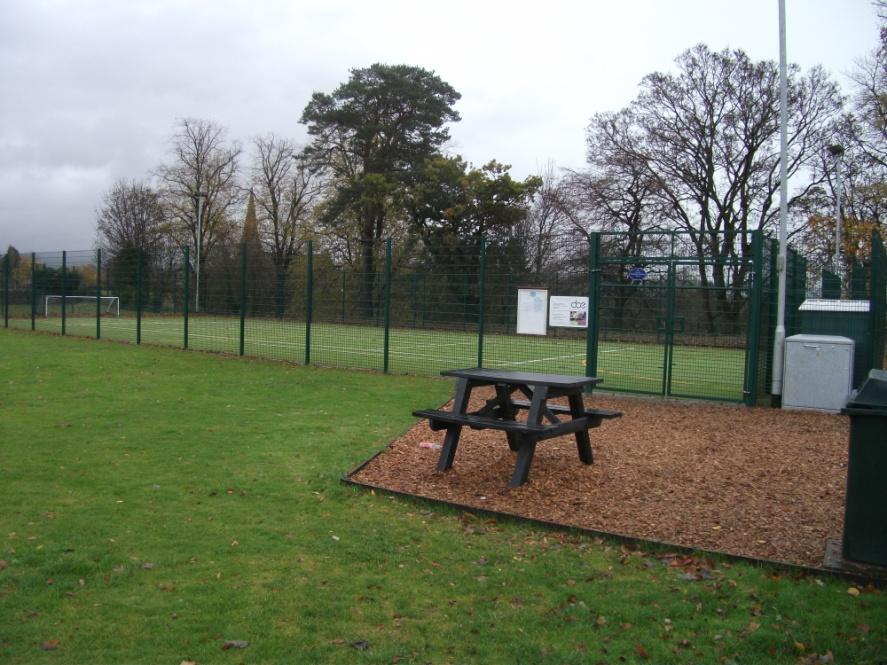 MUGA which was built over the course of 2009.