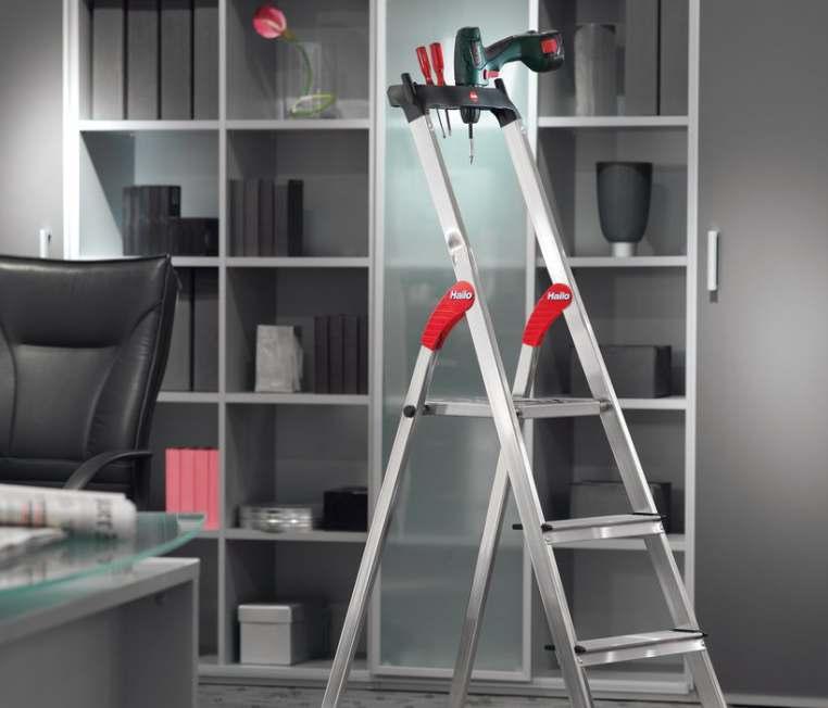 HOUSEHOLD LADDERS Hailo household ladders offer safety and functionality at the highest level.
