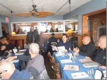 The ride ended at Sunday's in Hampton Bays.