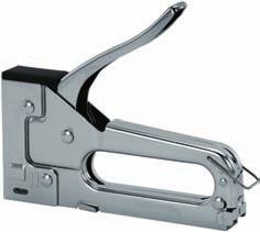 mm Box/Ctn TR150HL Yellow/Black 7 178 0 / 6 TR150 Yellow/Black 7 178 0 / 6 HEAVY DUTY STAPLER Chrome plated housing made of a steel construction for strength and durability.