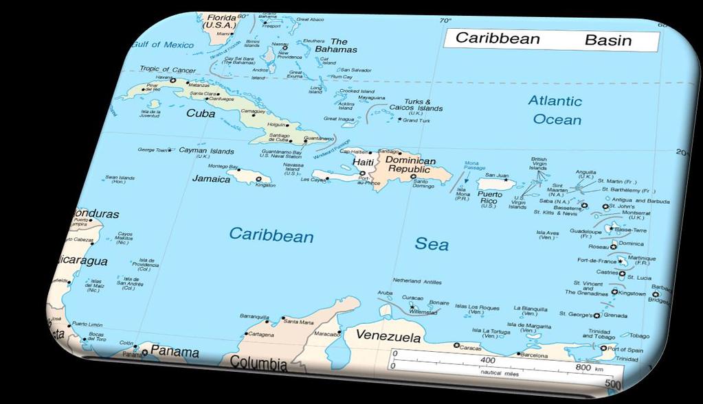 The Caribbean region imports $17.39 billion of US products and services Jamaica US$1.