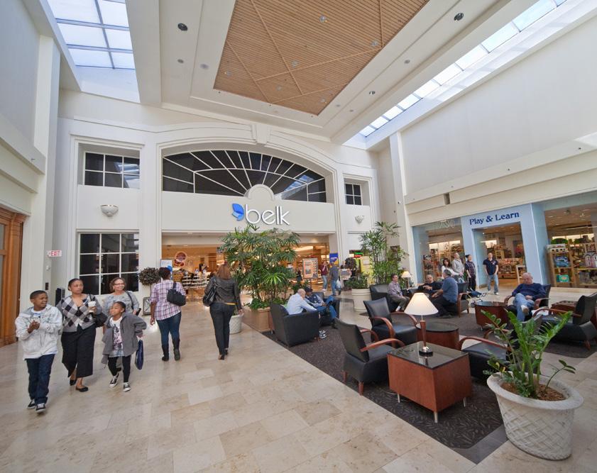Exceptional amenities With an estimated 40,000 employees, SouthPark is the second largest business district in the state of North Carolina and is well known to many in the Southeast as a mecca for