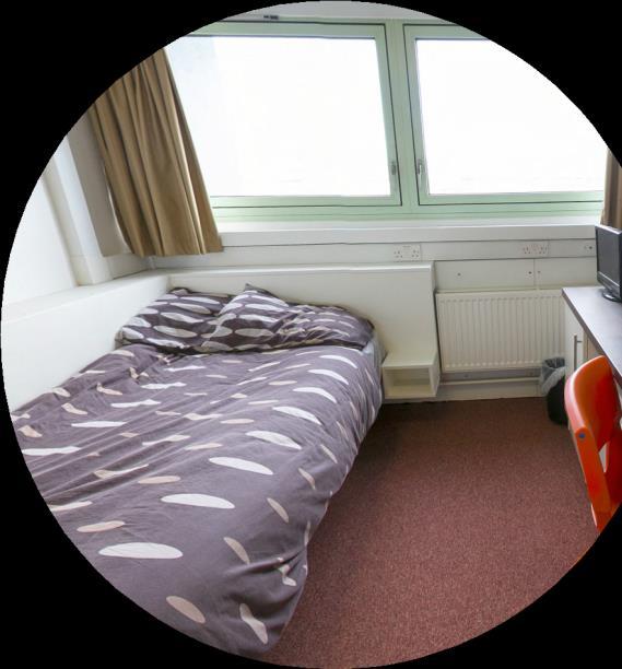 All accommodation provide single study rooms that feature a desk and chair, wardrobe and bookshelf. Bed linen will also be provided.