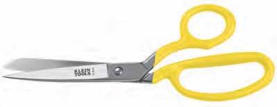 Industrial Utility Snips High-Leverage Kevlar Snip Spring Action Snip 24000 Nickel chrome plating resists corrosion and rusting.