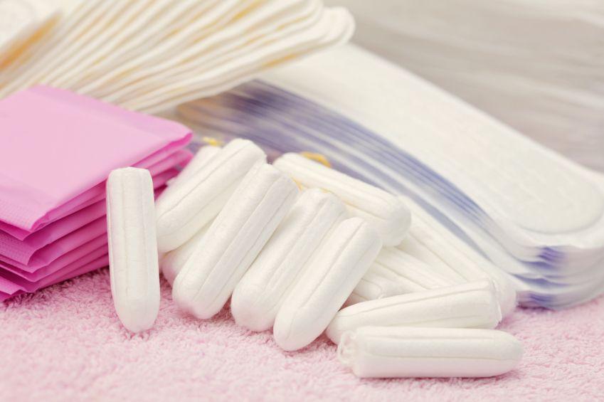 Feminine Hygiene Pads are widely available Tampons can be difficult to find, especially