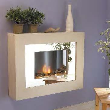 option with use of additional plinth Available with a silver decorative frame as cost option