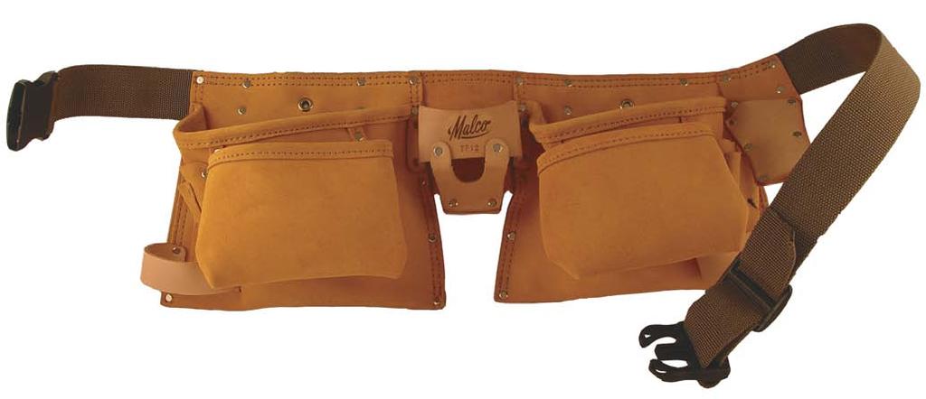 Leather Pouches and Belts Suede (split leather) and saddle leather construction. The look of top grain moccasin without the price.