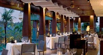 The restaurant itself is in a breezy position by the main pool, although guests may also enjoy