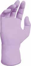 Choose these blue nitrile gloves for latex-free performance with excellent tactile sensitivity. Textured fingertips. Beaded cuffs. 9 1 /2''L. 6 MIL thickness at fingers.