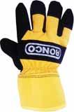 LEATHER GLOVES / CUT RESISTANT GLOVES RONCO SPLIT LEATHER FITTER GLOVES Preferred by workers in cold condition rugged jobs requiring hand protection from cuts, scrapes and abrasions.
