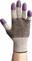 CUT RESISTANT GLOVES / PROTECTIVE SLEEVES JACKSON SAFETY* G60 PURPLE NITRILE* LEVEL 3 CUT RESISTANT GLOVES Gloves for industrial employees who need protection against hand cuts.