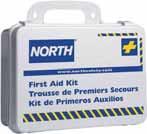 spray, one North first aid and CPR guide and one disposable blanket.