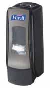 HAND SANITIZER DISPENSERS PURELL ADX-7 DISPENSERS Small size Purell dispensers that are ideal for tight spaces.