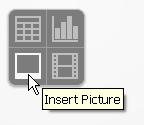 5 SLIKE, CRTEŽI, SKICE Umetanje grafičkih objekata u slajd Za slajdove kojima je u Izgledu (Layout) zadano da imaju nekakav sadržaj (npr.