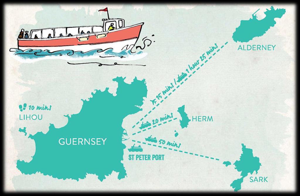 Go Find Adventure on 5 Islands! The Bailiwick of Guernsey is an Archipelago of islands all within a short hop, skip and jump from each other.