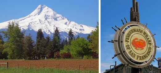 a two-night stay in the City of Roses. (B) Day 3: Tuesday, June 20, 2017 Portland - Cascade Mountains - Portland Drive along the Mt. Hood route to the lush Columbia River Gorge.