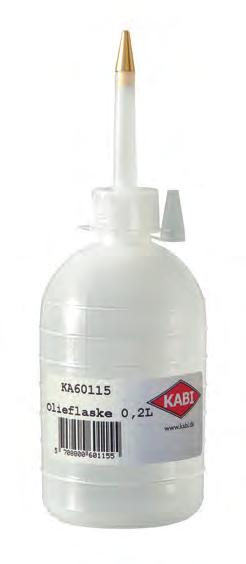 Gluing KABI PE Bottles & Oilers For the dispensing of oil, glue and other liquids, KABI are Manufacturing a range of PE Bottles & Oilers with plastic spout and plastic nozzle or plastic spout and