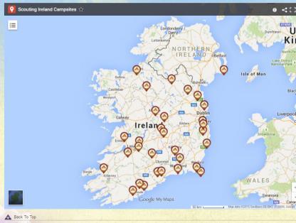 Campsites and Activity Centres Scouting Ireland s campsites and activity centres can are great venues that can facilitate a patrol camp.