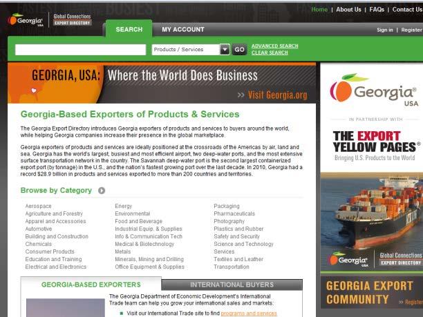 GDECD EXPORT SERVICES Global Insight Export Research