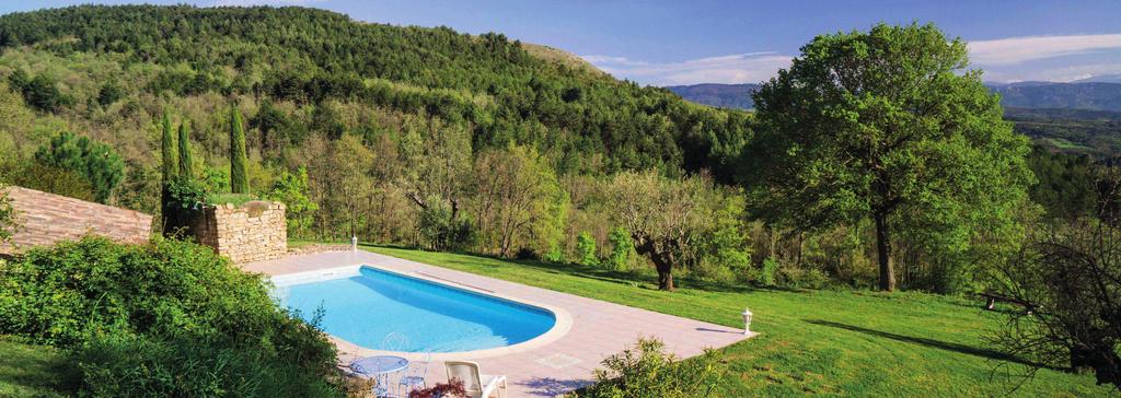 THE POOL The large heated outdoor pool at Domaine de Mournac is available for you take