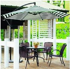 outdoor > furniture > parasol Overhanging Umbrella (2.