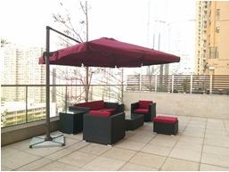 outdoor > furniture > parasol Vienna Side Hanging Umbrella - Elegant