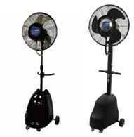 outdoor > others> misting fan Misting Pedestal Fan Art# 90005/ 90006 Misting is an excellent solution to outdoor heat where air-conditioning is not possible!