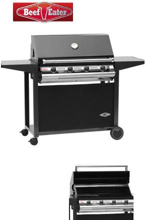 Outdoor > Gas Barbecue BeefEater 900 4-Burner Gas Barbecue Grill - Number of Burners: 4 burners - Cook Tops: Porcelain enamel coated cast iron - Roasting Hood: Porcelain enamel roasting hood -