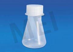 CONICAL FLASK (MEI-123) Made of polypropylane, these cone shaped flasks are rigid, translucent & autoclavable.