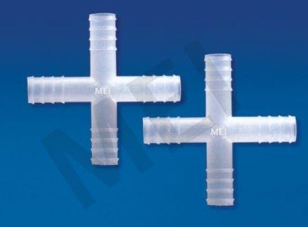 MEI CONNECTORS ( Cross) (MEP - 17) These four way connectors prove to be an excellent option for achieving leak proof joints in