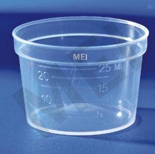 MEI MEDICINE CUP (MEP - 56) These transparent polypropylene cups can be used to measure different volumes