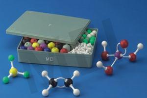 MEI ATOMIC MODEL SET (Euro Design) (MEP - 06) This set consists of moulded balls of different colours & sizes along with connectors of different sizes.
