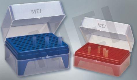 MEI Micro Tip Box (MEP - 59) These unique boxes are molded in Polypropylene and are therefore autoclavable.
