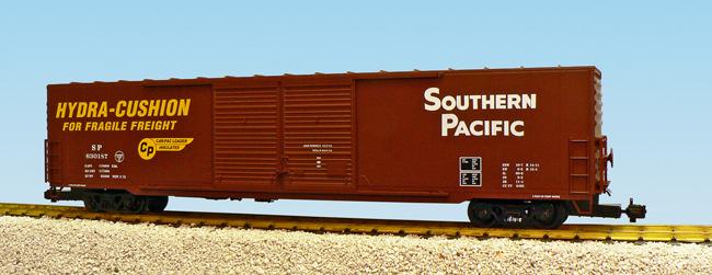 USATrains released their new 60 ft boxcars in 1:29 scale. This car has their new cushioned coupler feature that simulates the real operation of the prototype boxcar.