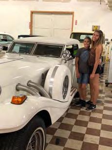 On Sunday, we went to the Murphy Auto Museum where we were given another personal tour by