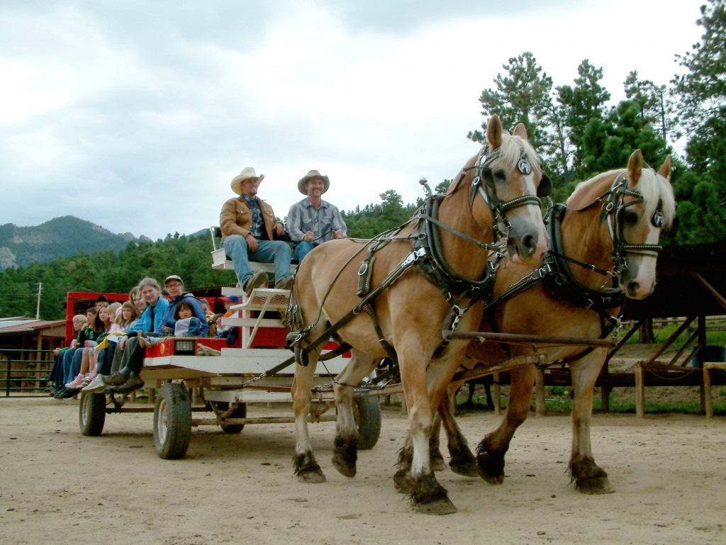 PARTNERS OF THE YMCA OF THE ROCKIES JACKSON STABLES Located on YMCA property, Jackson Stables offers guided