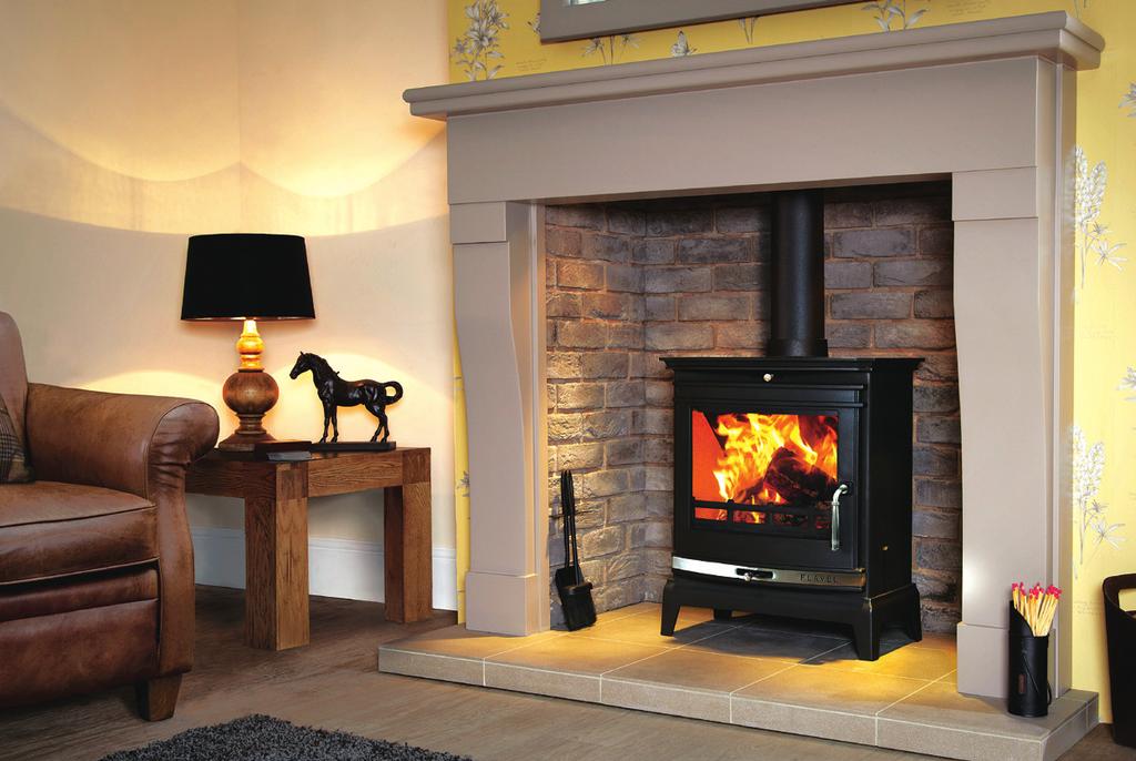 Flavel Rochester 7 Multifuel Stove The Flavel Rochester 7 Multifuel Stove is a modern day classic with beautiful curves and stylish polished silver detail.
