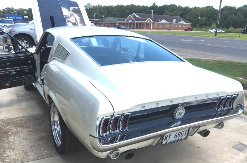 Then they drove Mathilda over next to Hester s pride and joy, a brand new Mustang Shelby 350 GT. They looked great and sounded great together.