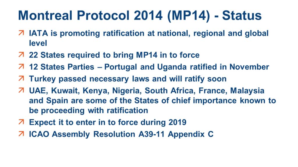 MP14 Status 22 States are required to bring MP14 in to force. We are now at 12 States (full list) with Portugal and Uganda being the latest countries to ratify.