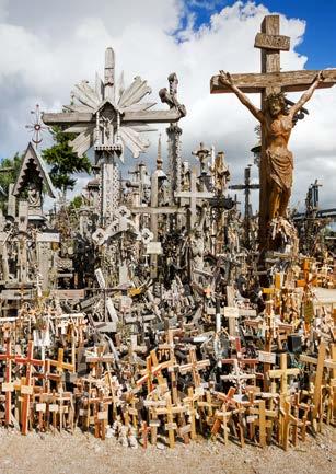 throughout the itinerary Portage at hotels The Hill of Crosses, Lithuania VILNIUS (Optional transfer) Trakai Castle Hill of Crosses (Šiauliai area) Rundale Palace RIGA Concert Gauja