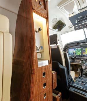 A NEW CLASS OF AMENITIES The King Air 250 is outfitted with more cabin amenities than you ll find in lesser