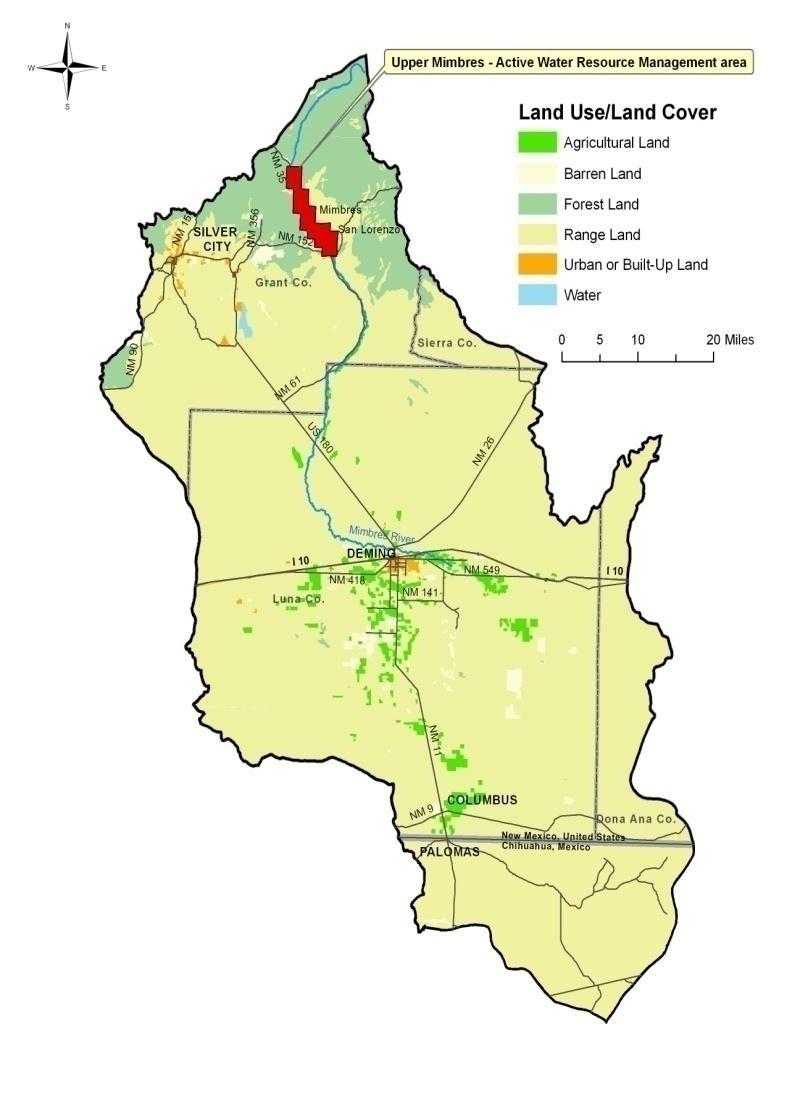 Physical Constraints Active Water Resource Management Area (AWRM)-enables OSE to actively manage water Makes up only small portion of basin Approximately 800 acres of