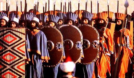 The Persian Army - well organized and loyal - the Immortals -